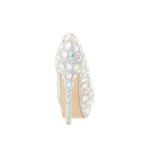 12cm/14cm Heels & Flats Crystal wedding shoes bling shoes Luxurious Weddings
