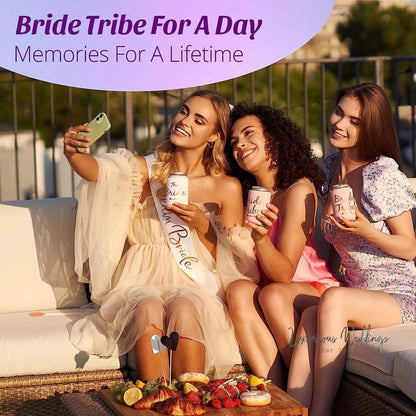 Premium Bride Tribe Skinny Can Sleeves Hens Night Luxurious Weddings