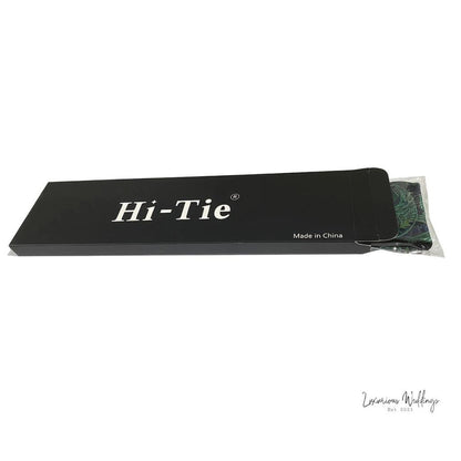 Premium Gatsby Themed Tie Set - Elegant Golden Black Striped Design Tie Set Luxurious Weddings