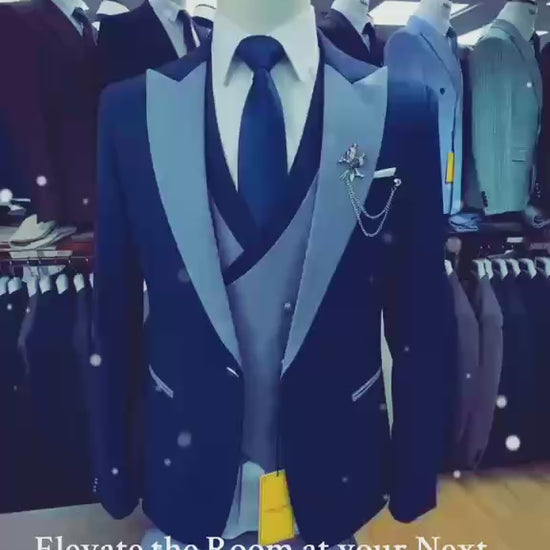 The Marco 3pc Suit Mens Suit Luxurious Weddings