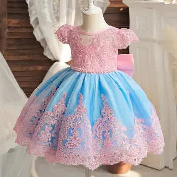 Vintage Birthday Princess Dress girls dresses Luxurious Weddings