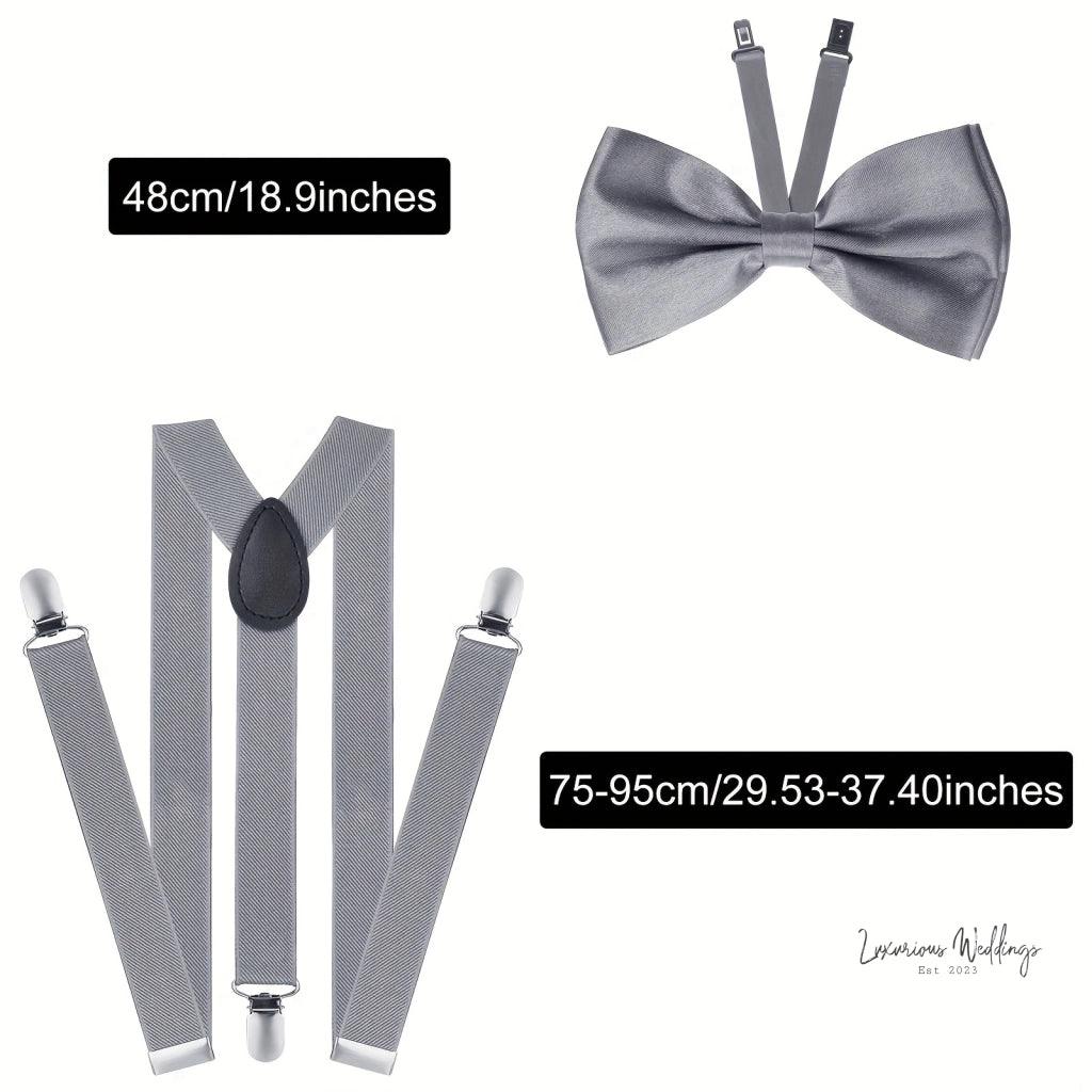 Roaring Twenties Gatsby Costume Set - 6 Piece Black Party Ensemble Costume Set Luxurious Weddings