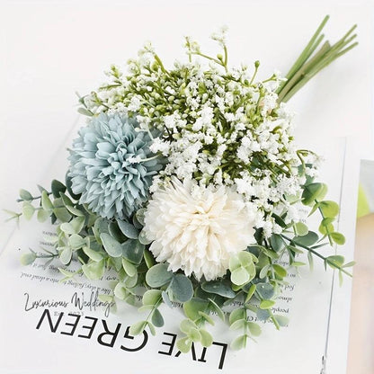 Simulated Hydrangea Bridal Bouquet Bridal Bouquet Luxurious Weddings