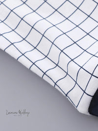 Stylish Plaid Baby Boy Suit - Cotton Blend, Hand Wash, Casual Luxurious Weddings
