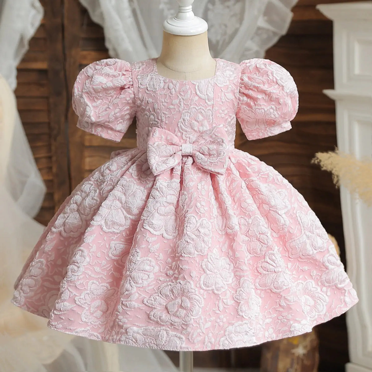 Vintage Birthday Princess Dress girls dresses Luxurious Weddings