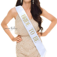 Universal Bridal Party Decorations - Satin Sash & Shoulder Straps Hens Night Luxurious Weddings