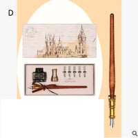 Set Crystal Glass Pen Set fountain pen set Luxurious Weddings