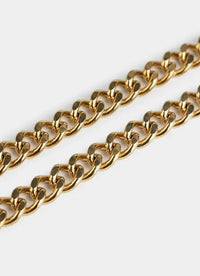 Bar Clasp Cuban Chain - 18K Gold Plated
