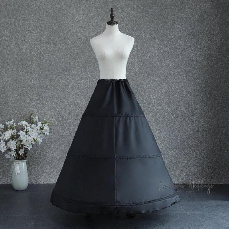 Vintage 3-Hoop Petticoat Underskirt for Wedding Dress Luxurious Weddings