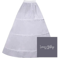 Vintage 3-Hoop Petticoat Underskirt for Wedding Dress Luxurious Weddings