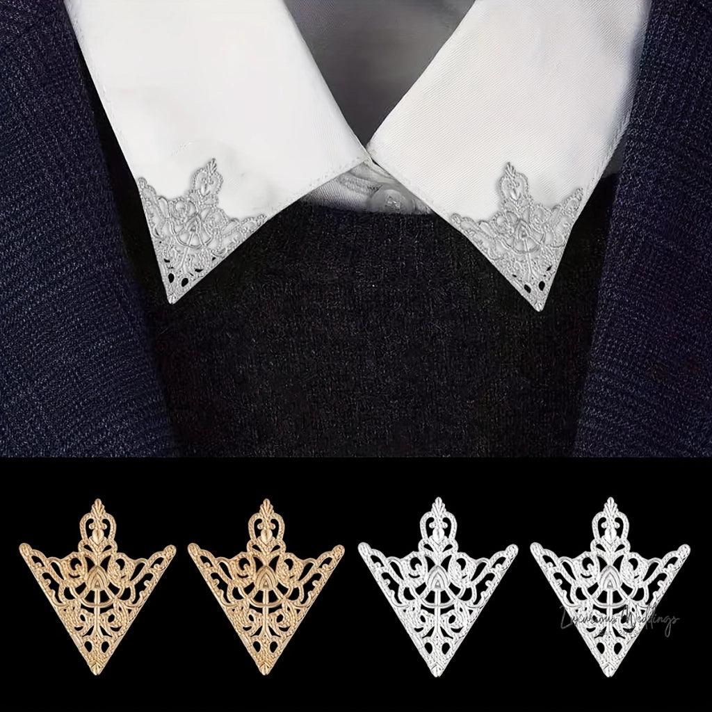 Vintage Collar Buckle Pin - Royal Alloy Design Luxurious Weddings