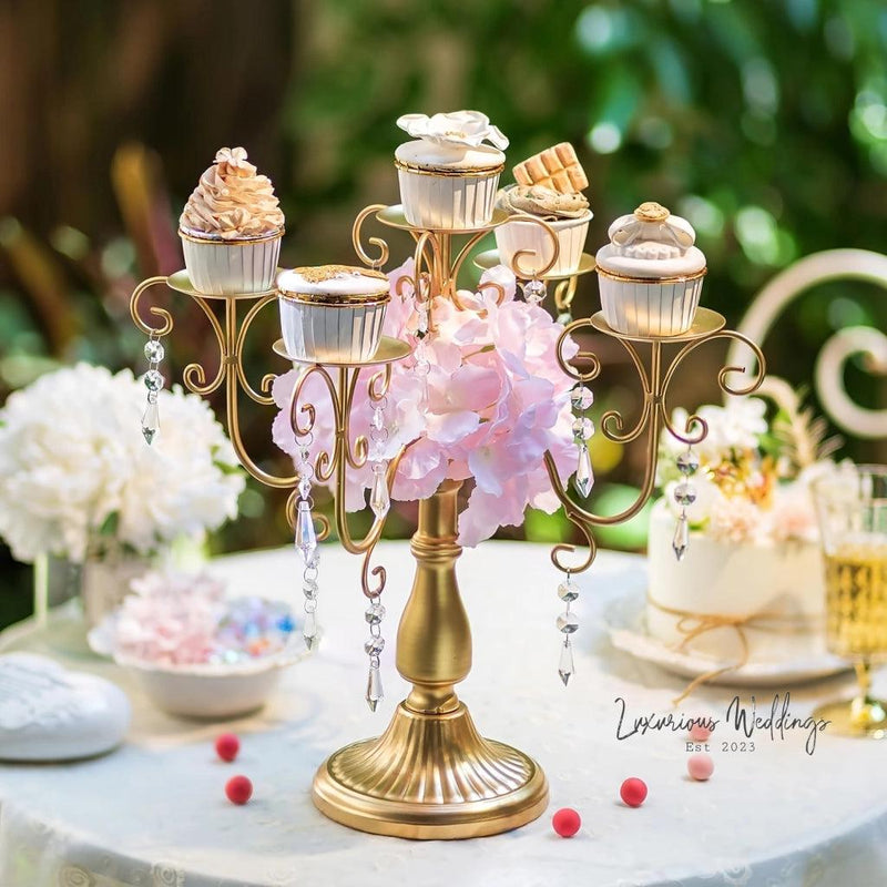 Vintage Iron Candle Holder for Wedding Reception - Table Centerpiece centerpieces Luxurious Weddings