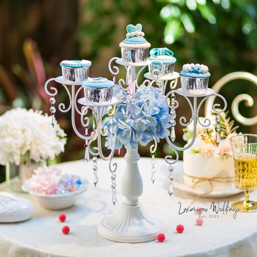 Vintage Iron Candle Holder for Wedding Reception - Table Centerpiece centerpieces Luxurious Weddings