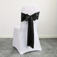 Wedding Party Chair Cover Set - 5pcs Chair Sashes Luxurious Weddings