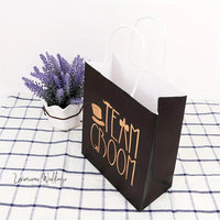 Wedding Party Gift Bags - 12pcs, Rose Gold Foiled, Bridal Shower Favors Wedding favors Luxurious Weddings