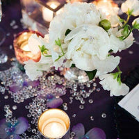1000pcs DIY Diamond Table Confetti Gold Crystal - Luxurious Weddings