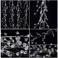 100/120/150cm Acrylic Crystal Bead Curtain Garland Crystal Garland Luxurious Weddings