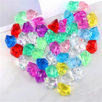 100pcs Clear Fake Crushed Ice Table Decorations DIY Craft Supplies Luxurious Weddings