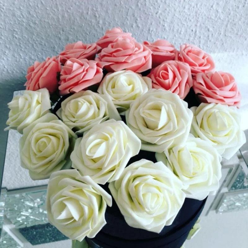 10/20/30 Rose Heads 8CM Artificial Flowers Artificial Flowers Luxurious Weddings