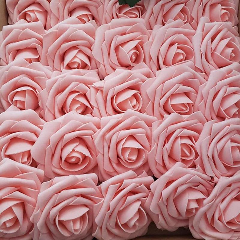 10/20/30 Rose Heads 8CM Artificial Flowers Artificial Flowers Luxurious Weddings