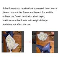10/20/30 Rose Heads 8CM Artificial Flowers Artificial Flowers Luxurious Weddings