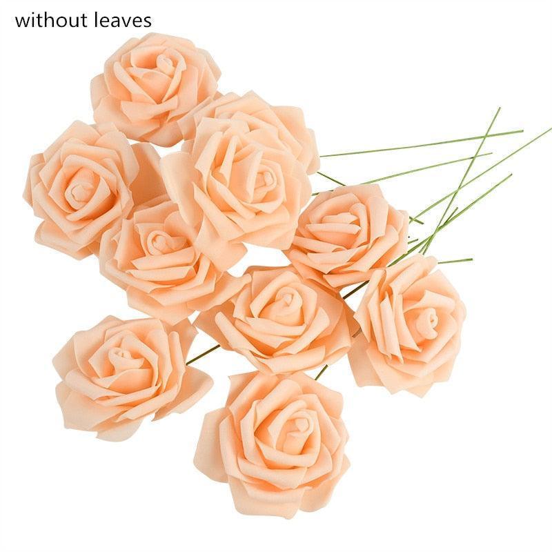 10/20/30 Rose Heads 8CM Artificial Flowers Artificial Flowers Luxurious Weddings