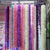10pcs 2M/3M Orchid Rattan Artificial Silk Flower Vine Artificial Flowers Luxurious Weddings
