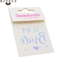 10pcs/set Hen Party Temporary Tattoos Bachelorette Party Luxurious Weddings