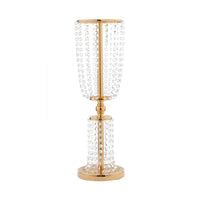 12pcs Acrylic Crystal Lead Table Flower Stand Centerpiece Centerpieces Luxurious Weddings