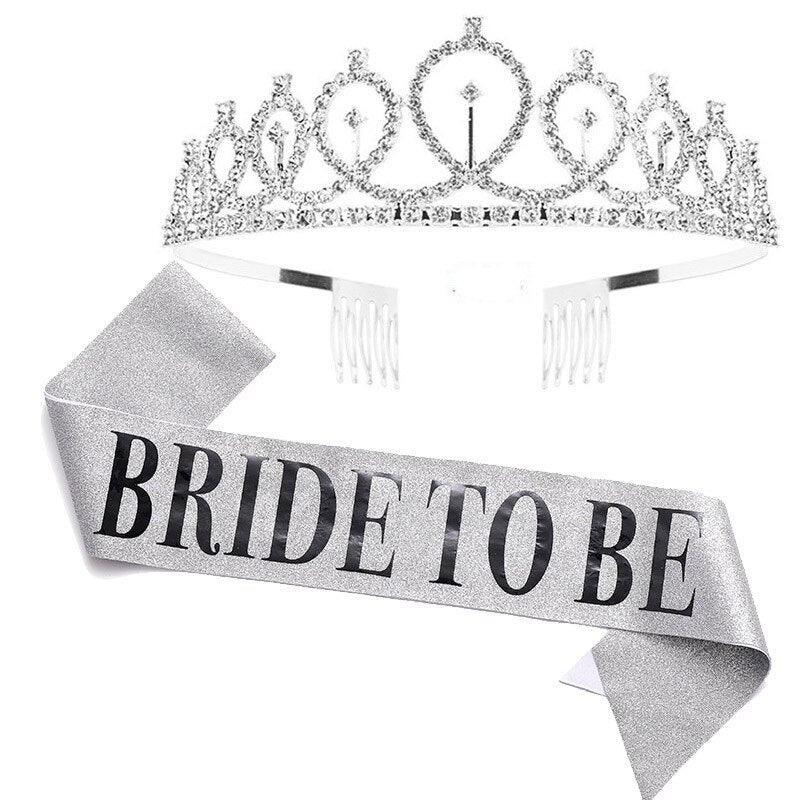 1set Rose Gold Bride to Be Satin Sash Bachelorette Party Luxurious Weddings
