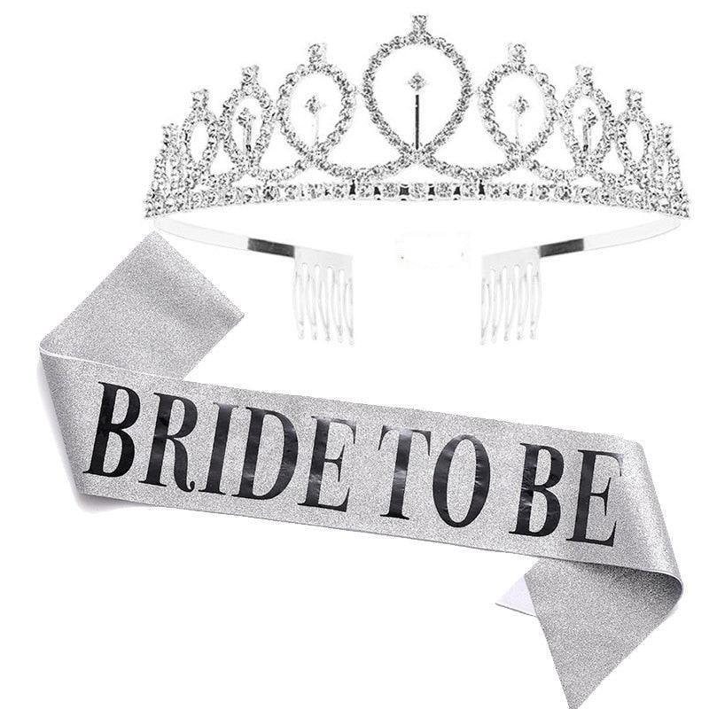 1set Rose Gold Bride to Be Satin Sash Bachelorette Party Luxurious Weddings