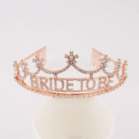 1set Rose Gold Bride to Be Satin Sash Bachelorette Party Luxurious Weddings