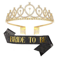 1set Rose Gold Bride to Be Satin Sash Bachelorette Party Luxurious Weddings