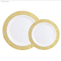 20-Piece Disposable Tableware Dinnerware Luxurious Weddings