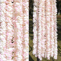 2pcs Wisteria Garland Artificial Silk Flower Vine Artificial Flowers Luxurious Weddings
