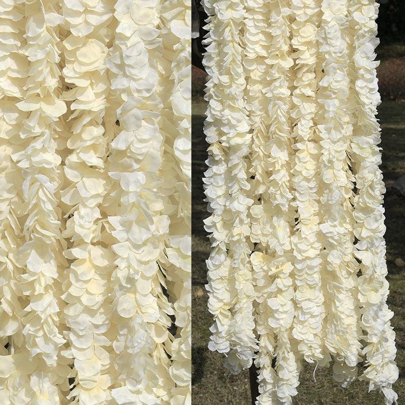 2pcs Wisteria Garland Artificial Silk Flower Vine Artificial Flowers Luxurious Weddings