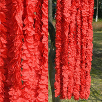 2pcs Wisteria Garland Artificial Silk Flower Vine Artificial Flowers Luxurious Weddings