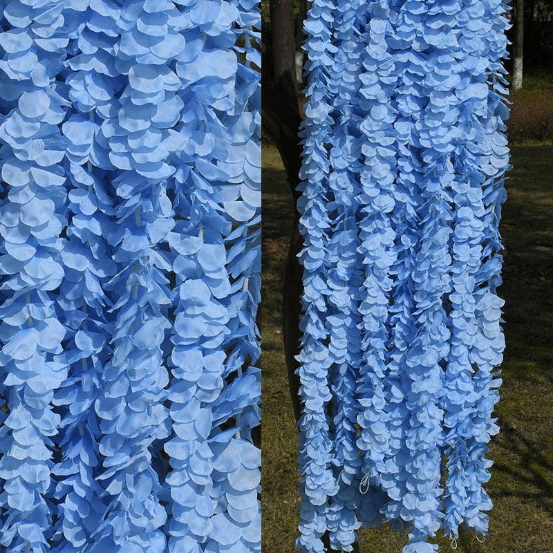 2pcs Wisteria Garland Artificial Silk Flower Vine Artificial Flowers Luxurious Weddings