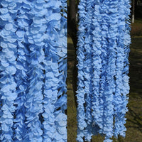 2pcs Wisteria Garland Artificial Silk Flower Vine Artificial Flowers Luxurious Weddings