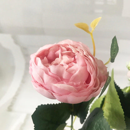 30cm Rose Pink Silk Peonies Artificial Flowers Luxurious Weddings