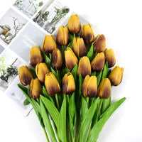 35 cm Tulip Flower Artificial Tulip Bouquet 10/5Pcs Artificial Lillies Luxurious Weddings