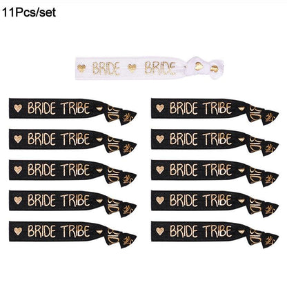 6/11pcs Team Bride Bachelorette Party Bride to Be Bachelorette Party Luxurious Weddings