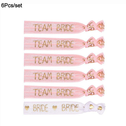 6/11pcs Team Bride Bachelorette Party Bride to Be Bachelorette Party Luxurious Weddings