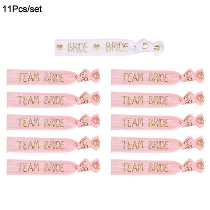 6/11pcs Team Bride Bachelorette Party Bride to Be Bachelorette Party Luxurious Weddings