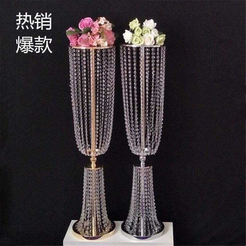 acrylic Imitation crystal wedding centerpiece Luxurious Weddings