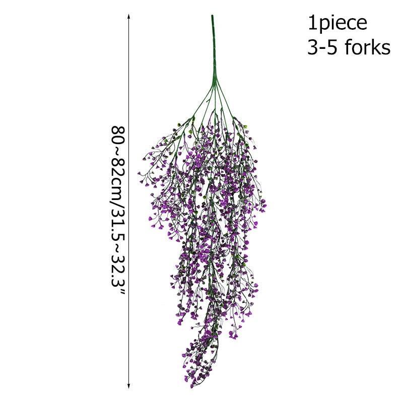 Artificial Flowers Vine Garland Wisteria Silk Hanging Flowers Artificial Flowers Luxurious Weddings