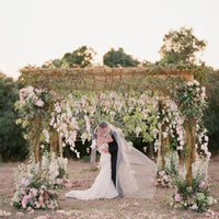 Artificial Flowers Vine Garland Wisteria Silk Hanging Flowers Artificial Flowers Luxurious Weddings