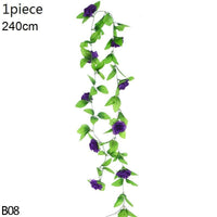 Artificial Flowers Vine Garland Wisteria Silk Hanging Flowers Artificial Flowers Luxurious Weddings