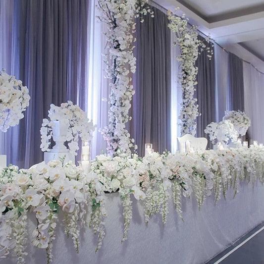 Artificial Flowers Vine Garland Wisteria Silk Hanging Flowers Artificial Flowers Luxurious Weddings