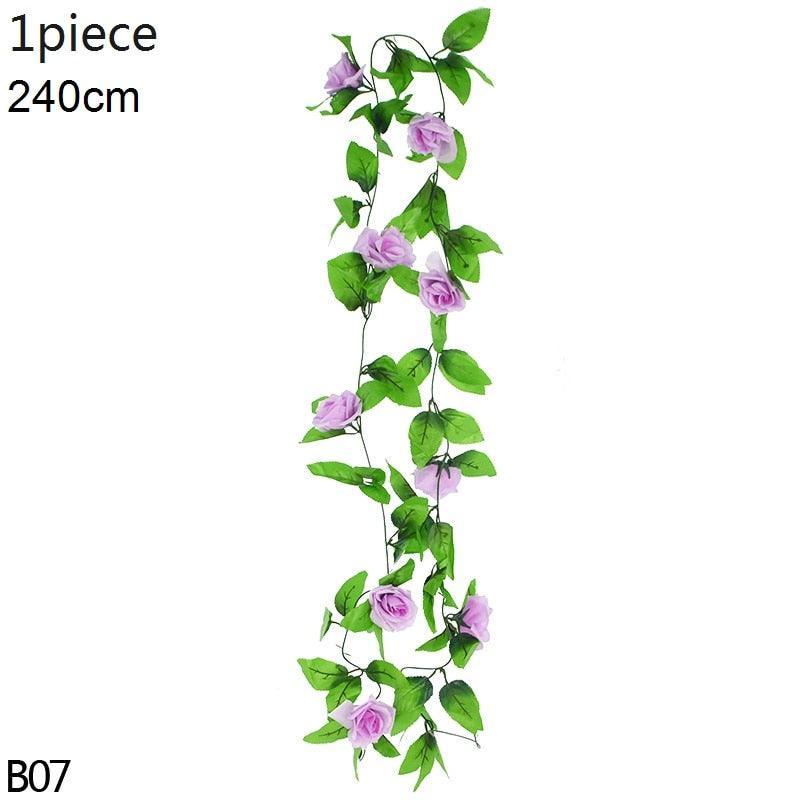 Artificial Flowers Vine Garland Wisteria Silk Hanging Flowers Artificial Flowers Luxurious Weddings